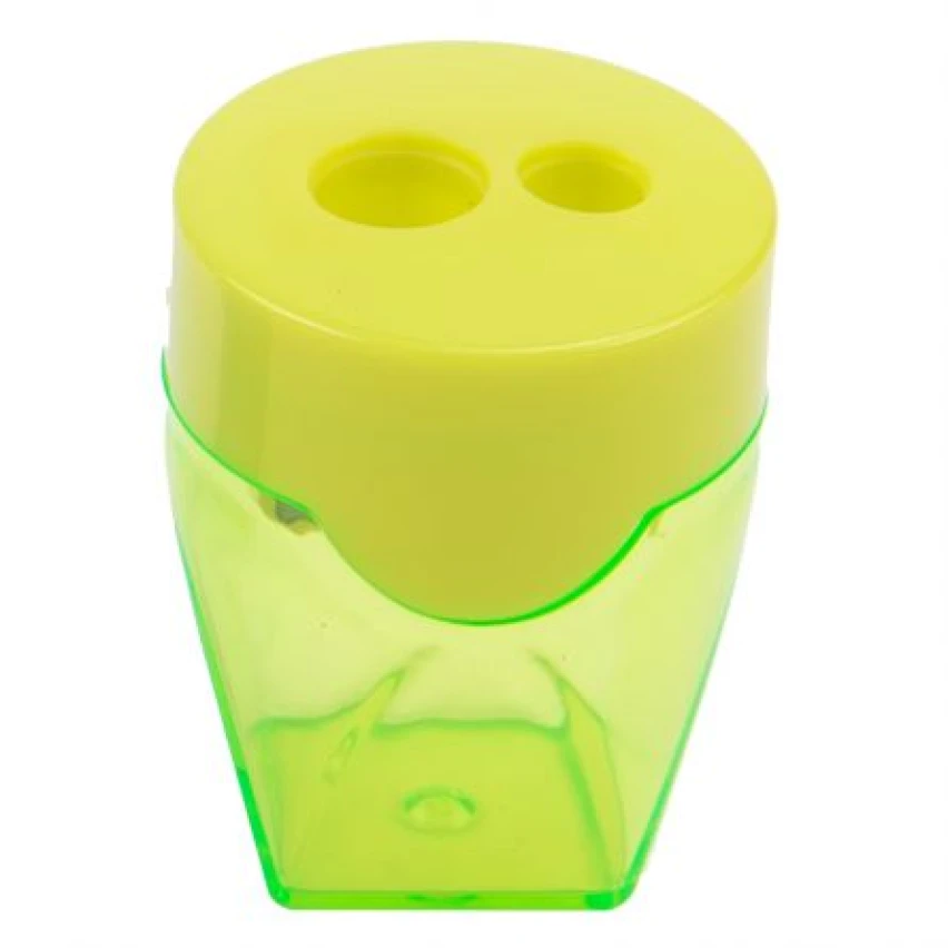 Ascutitoare plastic dubla cu container DELI
