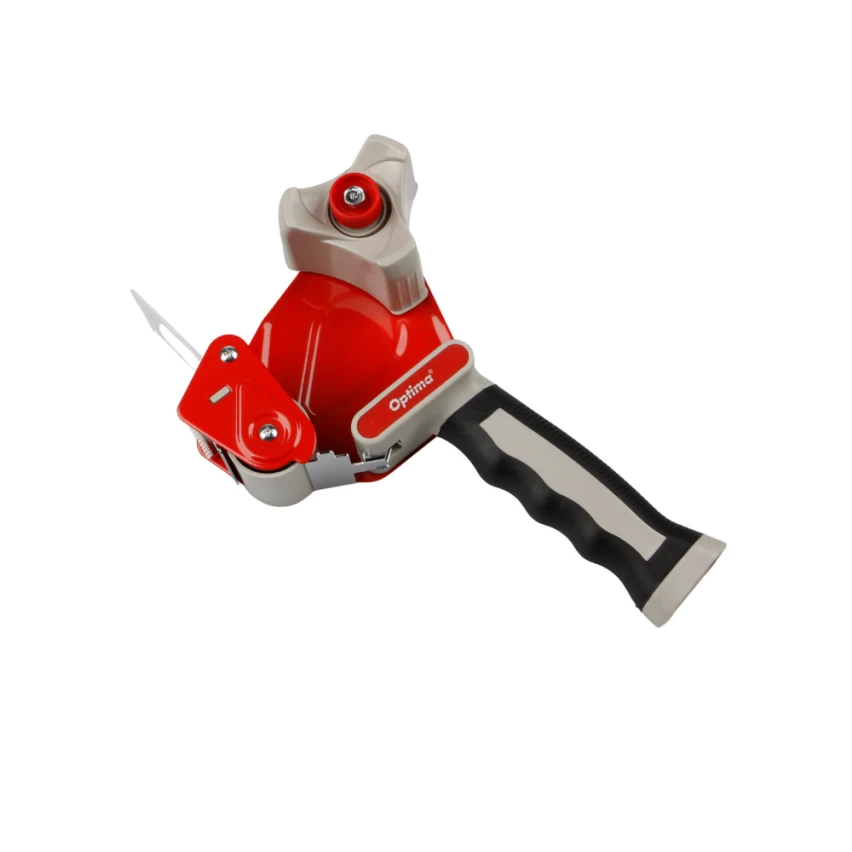 Dispenser (derulator) pentru banda adeziva 50x66m, pentru impachetat, Optima Premium