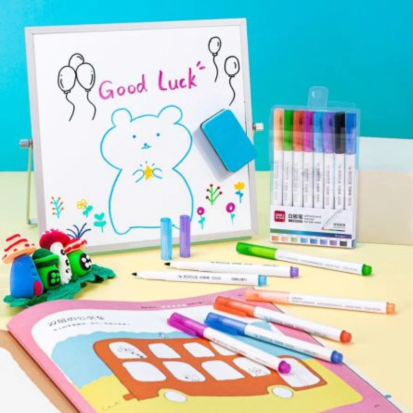 Marker whiteboard slim 12 buc/set DELI