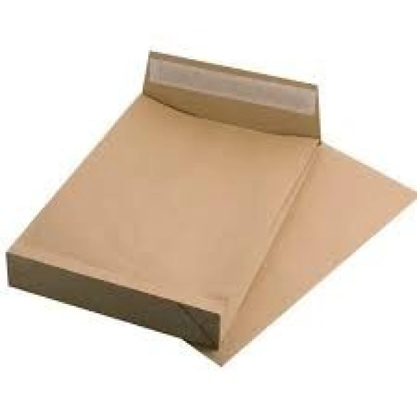 Plic B5, 175 x 250 x 20mm (burduf), siliconic, kraft, 90 g/mp